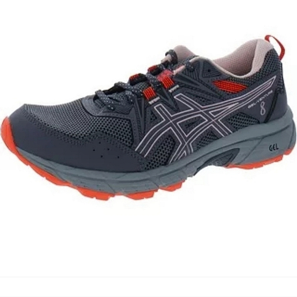ASICS Gel Venture 8 Carrier Grey Ginger Peach Tennis Shoe Women’s Size 9